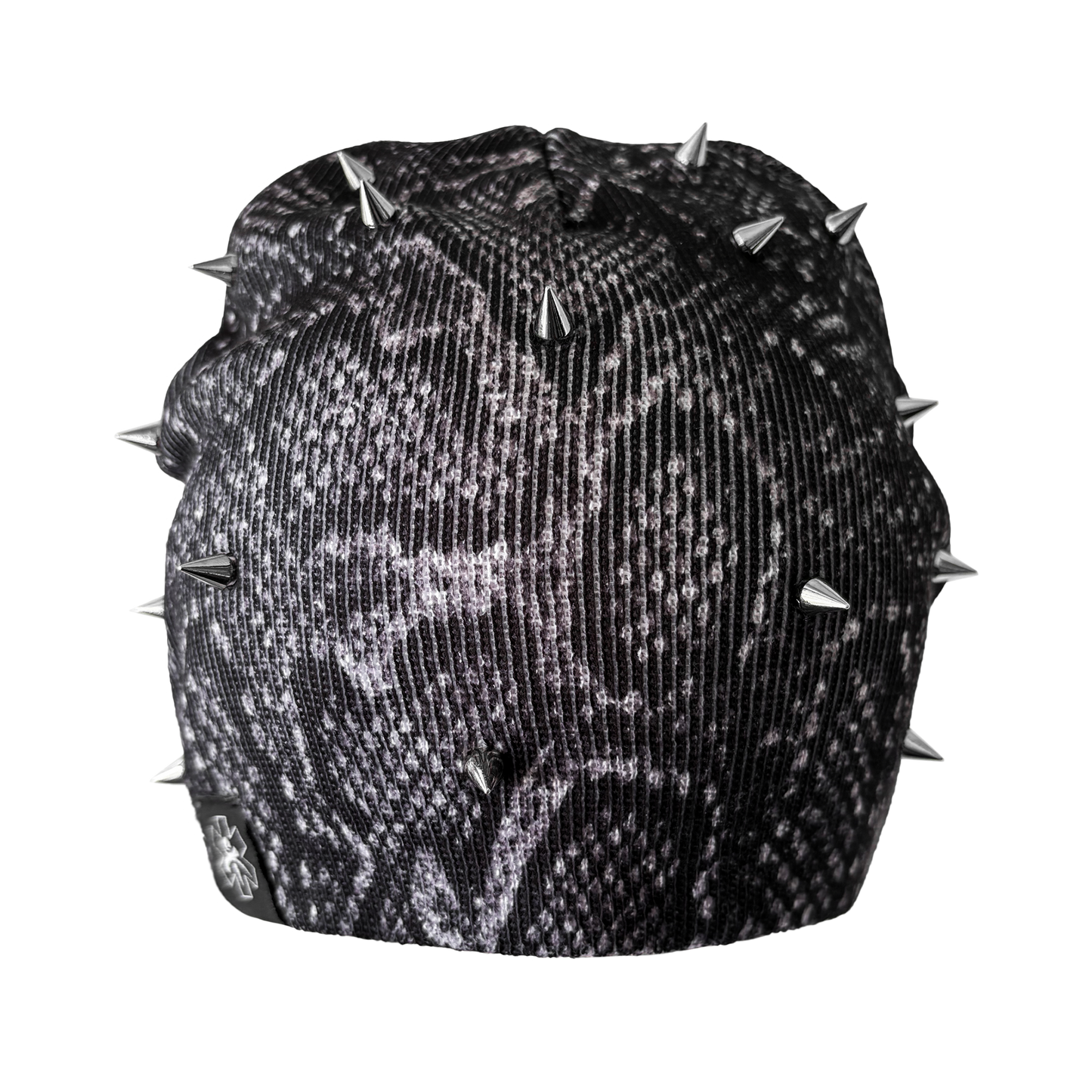 "Serpent" Spiked Beanie [BLACK]